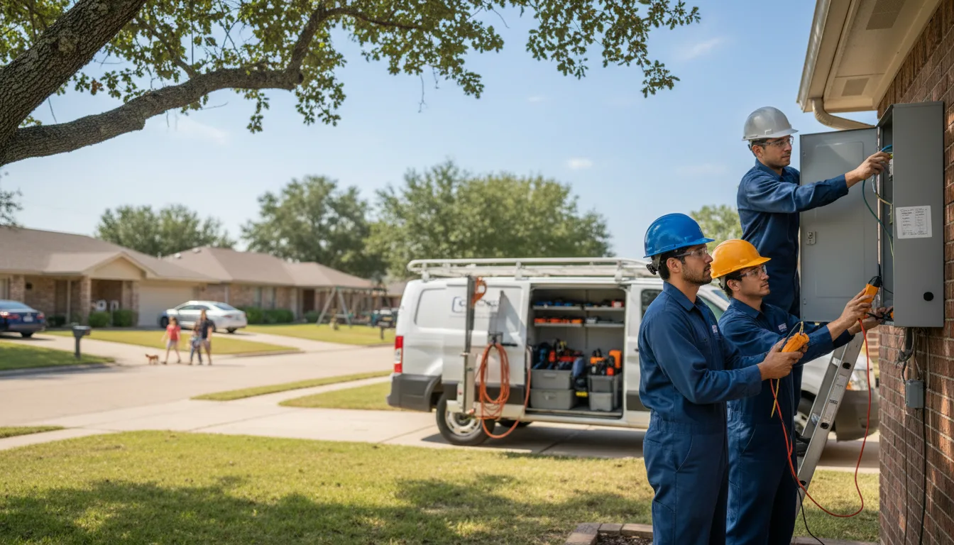 Certified electrician providing emergency electrical services in Soper, OK